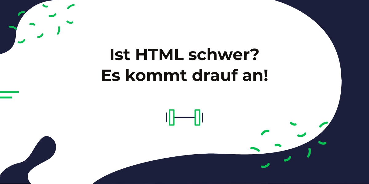 Ist HTML schwer zu lernen? Wir geben dir Support und helfen jedem Kunden!