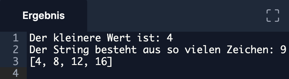Im Rahmen der Objektorientierung bezeichnen wir eine Methode auch als Funktion.