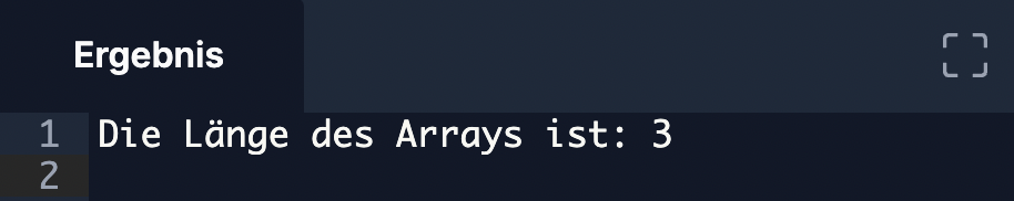 So ermittelst du die Länge von einfachen Arrays!